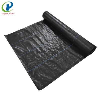 Black With UV PP woven ground cover or anti grass cloth or weed mat