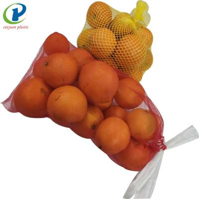 pp pe packing mesh bag for vegetable and fruit Add color according to Pantone color card Bright colors