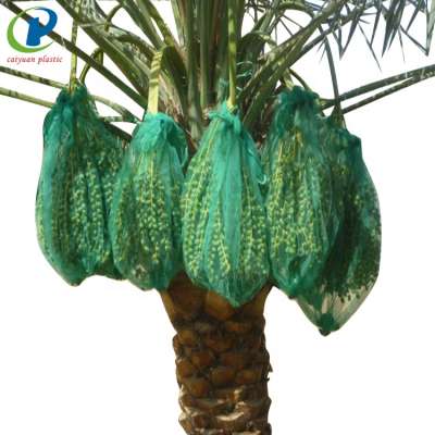 HDPE green date mesh Bags for date palm protection