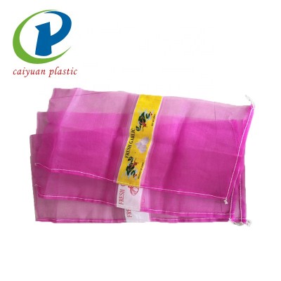 garlic mesh bag Cheap mesh plastic bag net for packing garlic