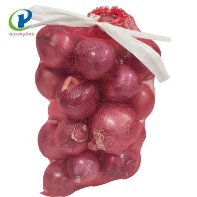 Shopping packing garlic pe mesh bag